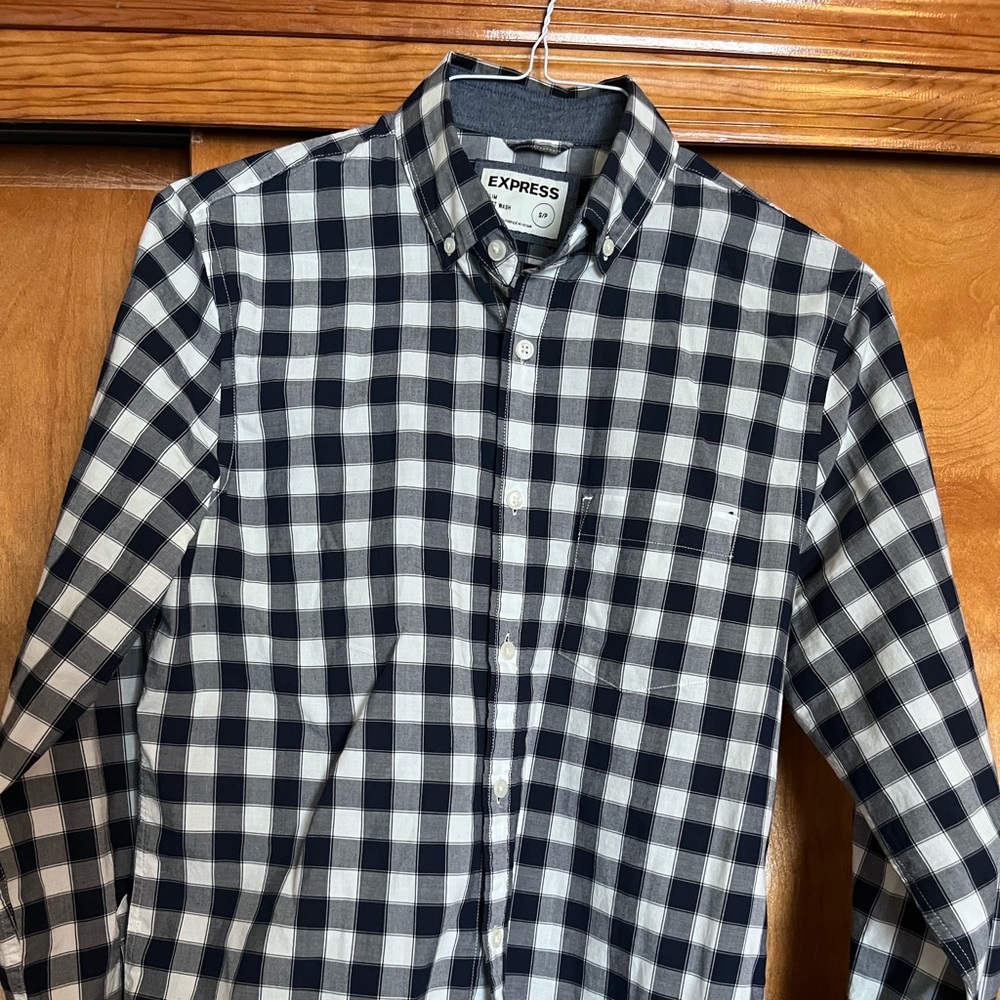 Express slim casual shirt